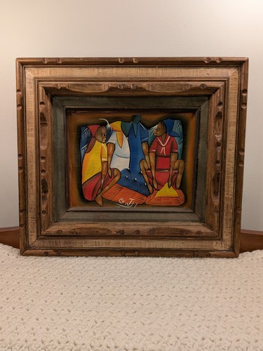 Original vintage haitian folk - vintage,